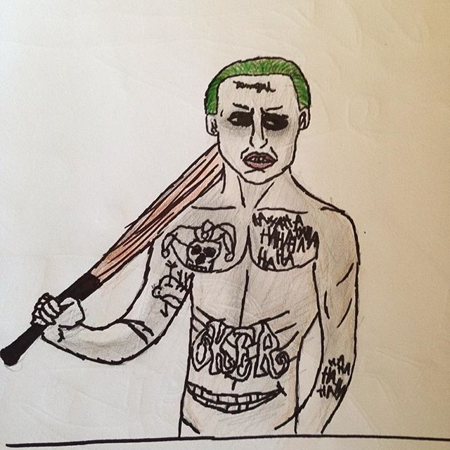 640x640 Joker Drawing By Bethaniehanson