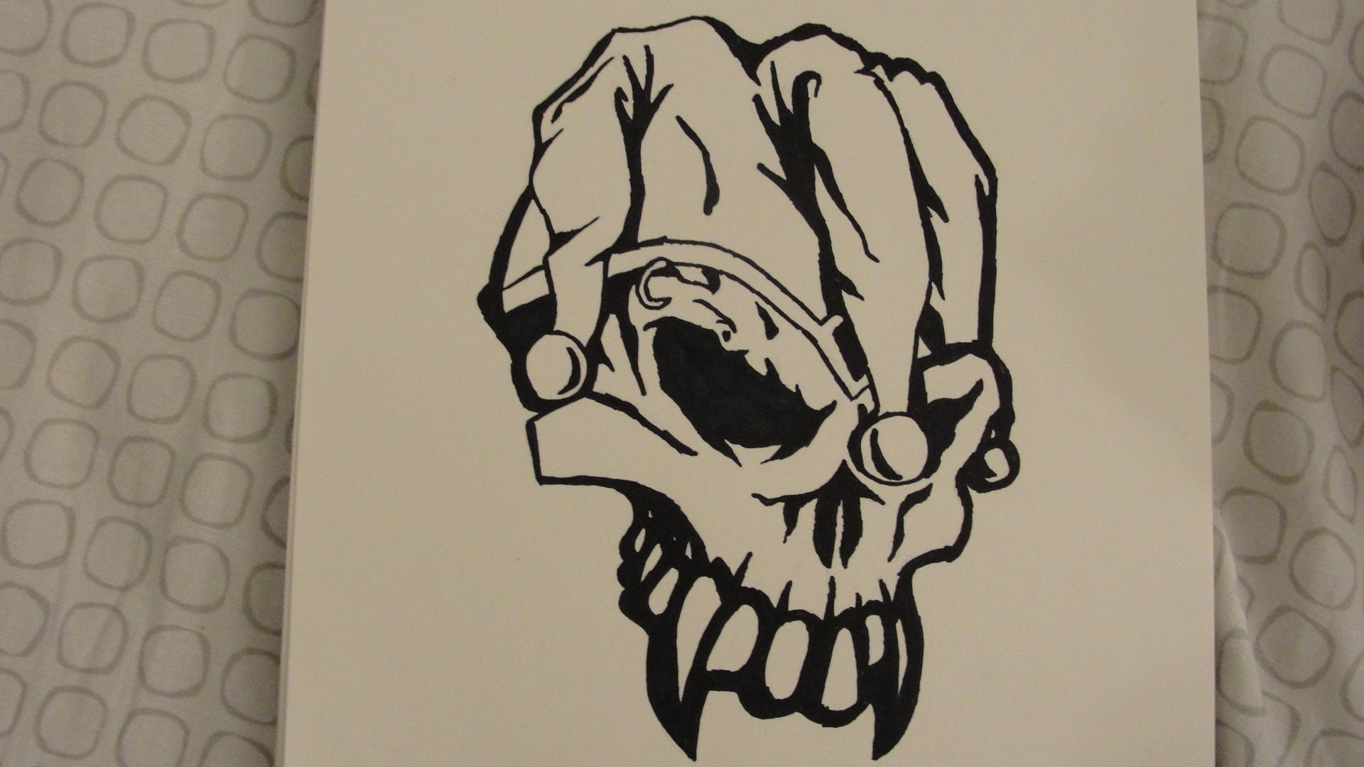 1920x1080 How To Draw A Joker Skull