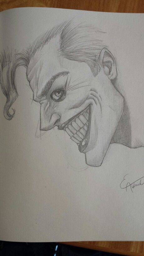 459x816 The Joker Drawing (By Me) Geek