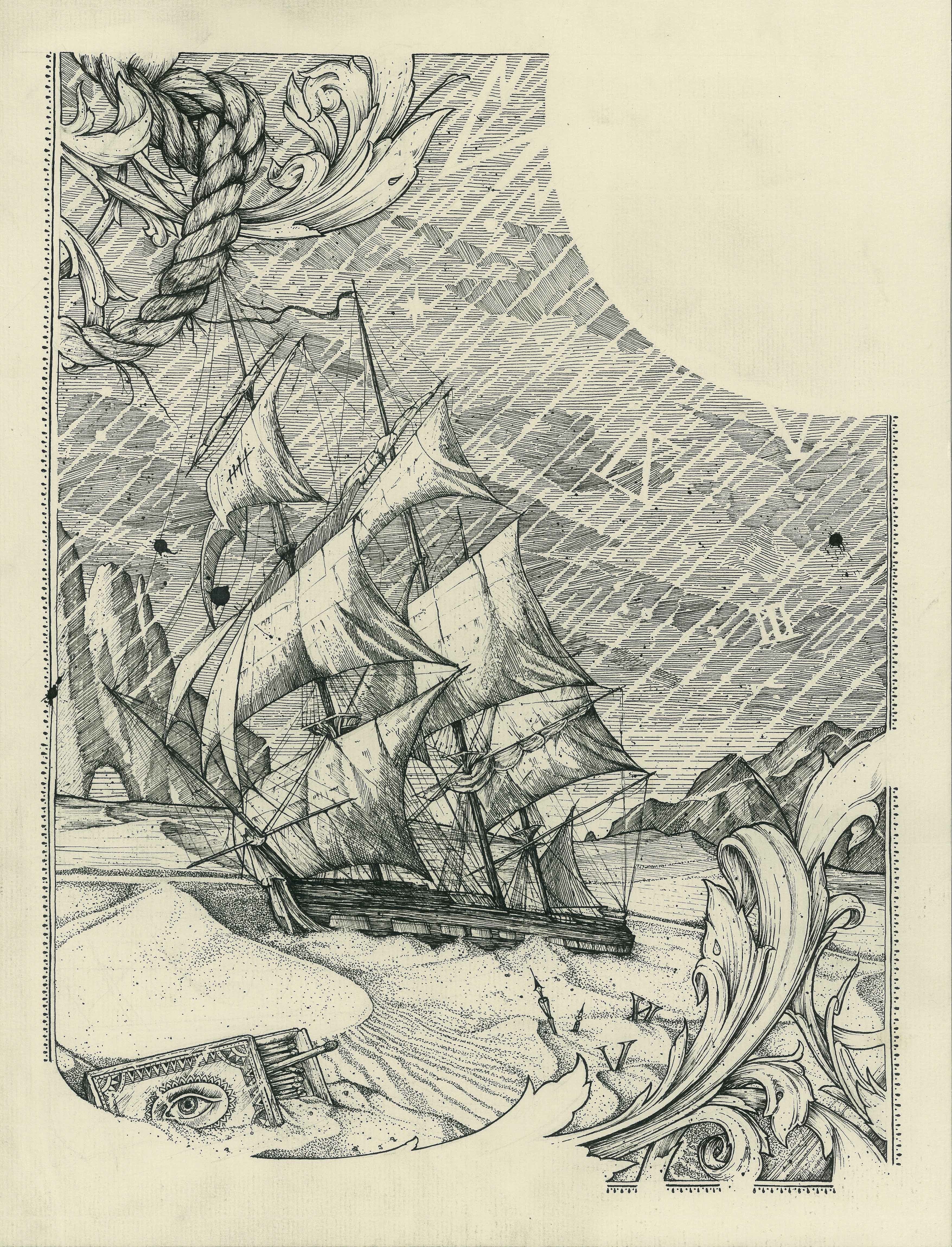 3510x4598 The Journey Ink Drawings And Drawings