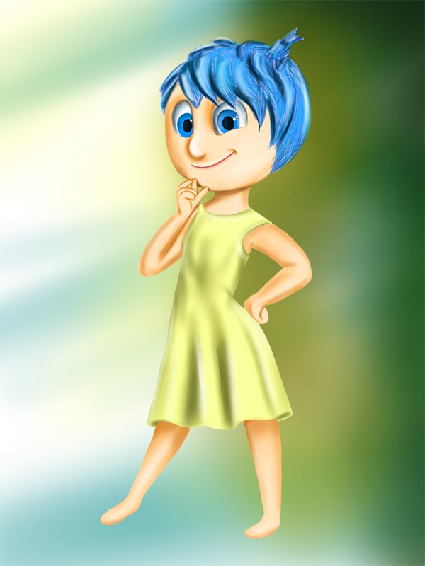 600x800 Learn How To Draw Joy From Inside Out (Inside Out) Step By Step