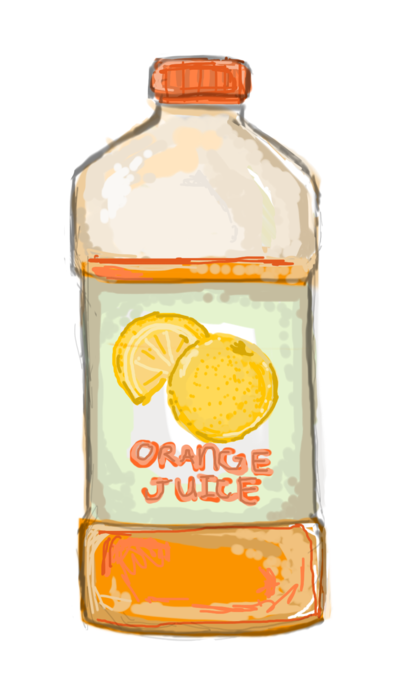 400x695 Orange Juice Daily Drawing 3 By Maergem