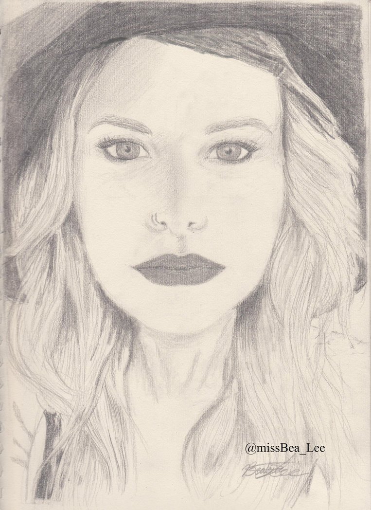 763x1048 Juliet Simms Pencil And Paper Drawing By Missbealee