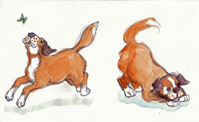 400x245 Watercoloring Daily November 2009