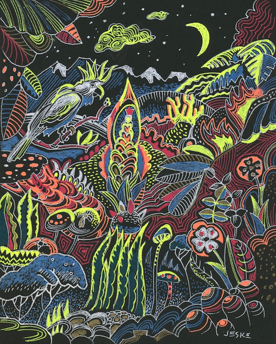 569x708 Jungle Brad Jeske Art Learning To Draw On The Imagination