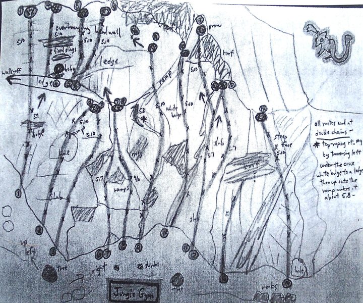 720x600 Gym Topo (Drawing By Gary)