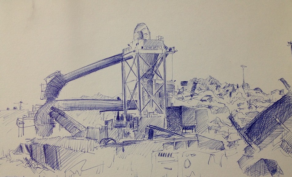 953x579 Junkyard Drawing, Photos Of 10 Years Of Packages And Of 150 Years