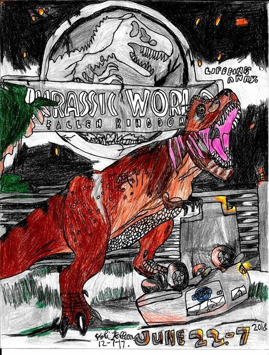 Jurassic World Drawing at GetDrawings | Free download