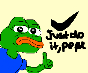 300x250 Pepe Just Do It