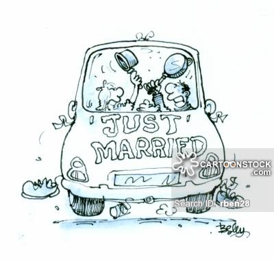 400x379 Wedding Car Cartoons And Comics