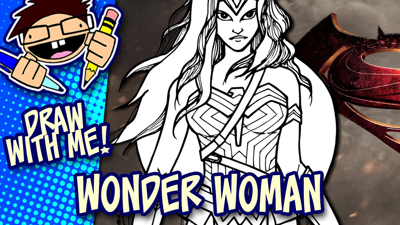 1280x720 Let's Draw Wonder Woman (Batman V Superman Dawn Of Justice