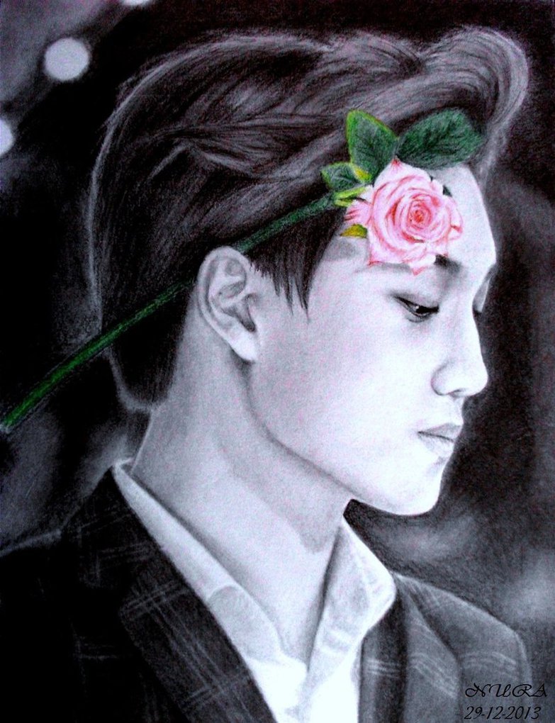 783x1020 Flower Boy Kai (Drawing) By Diamondnura
