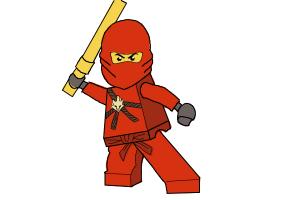 300x200 How To Draw Kai From Lego Ninjago