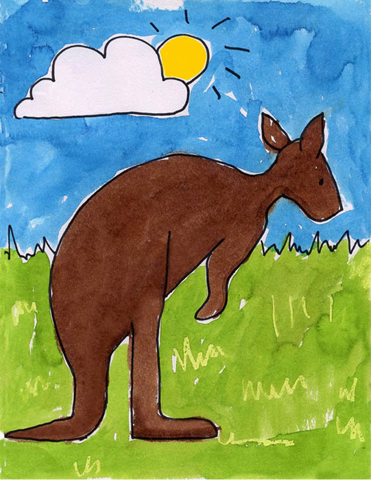 541x700 Kangaroo