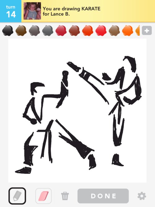 500x667 Karate Drawings