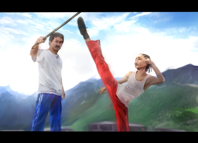 640x460 Drawingday 7 Karate Kid By Memories (Drawingday 2011 Drawing)