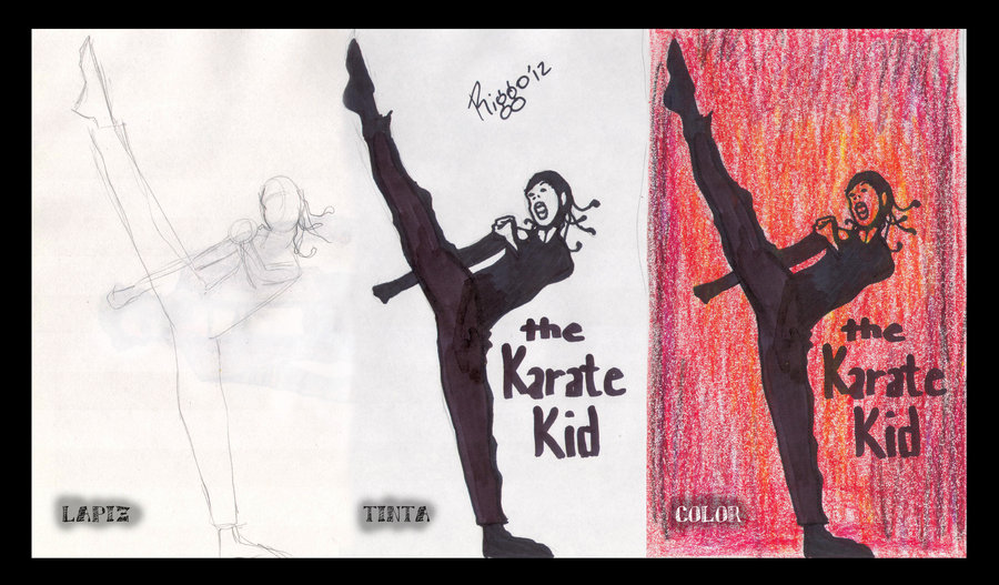 900x527 Karate Kid Sketch Paso A Paso By Dmentelibre