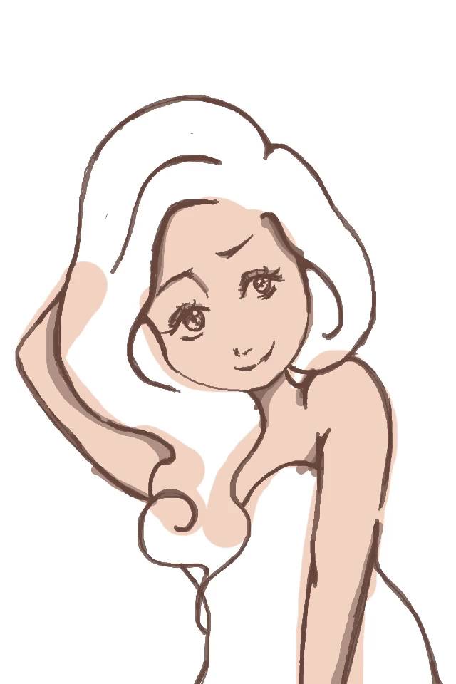 640x960 Drawing Kawaii Girl