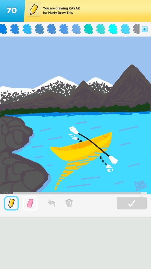 500x889 Kayak Drawings