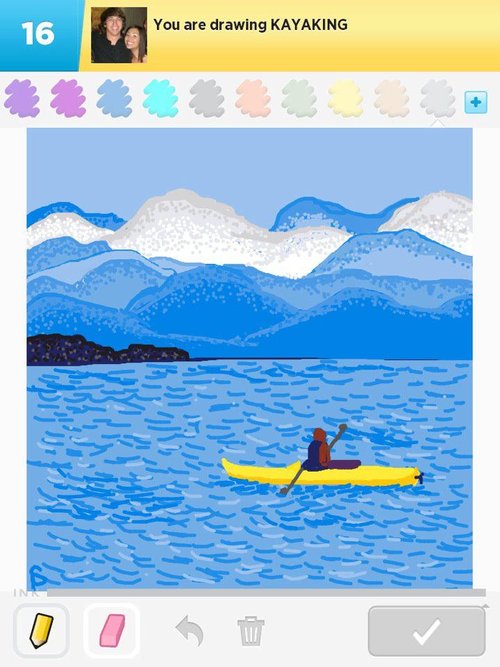 500x667 Kayaking Drawings