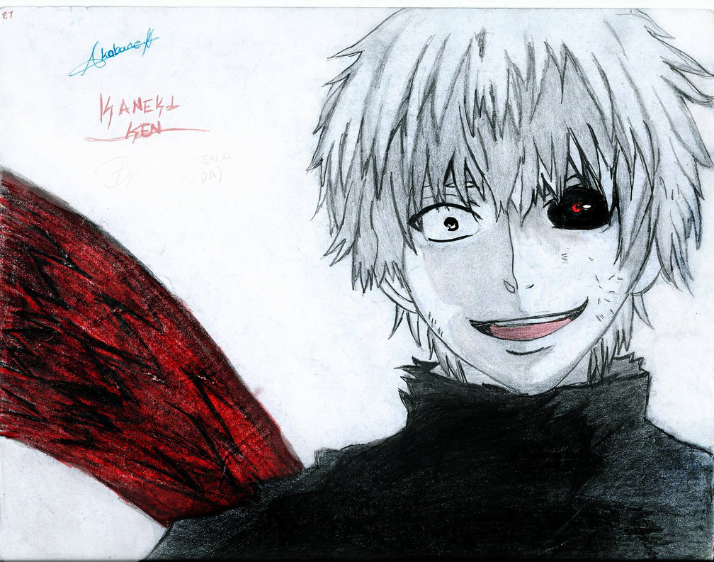 1008x793 Kaneki Ken Drawing Kagune By Hyakuya Akabane
