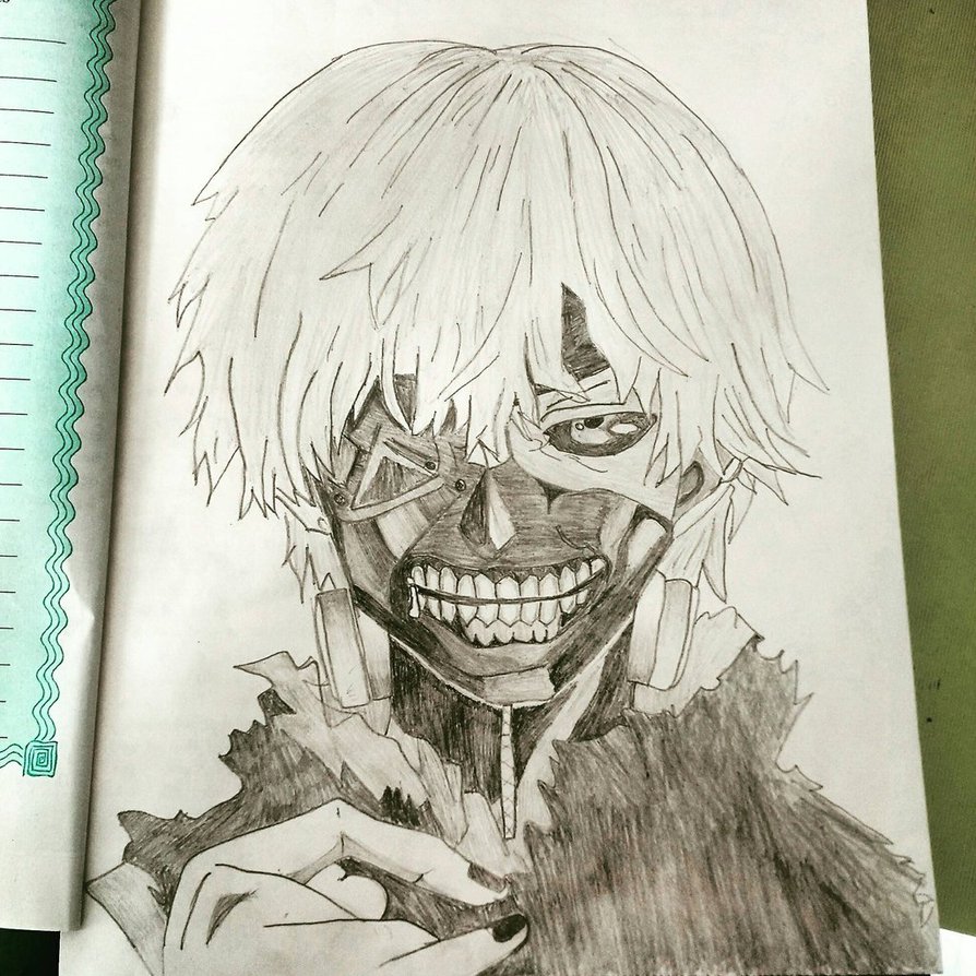 894x894 Ken Kaneki Drawing By Tarora98