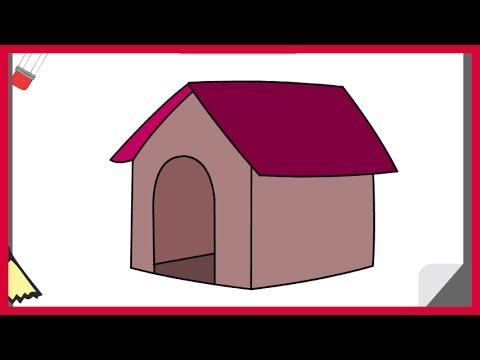 480x360 How To Draw A Dog House Easy