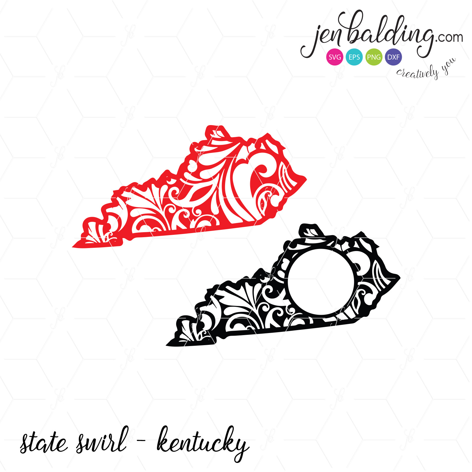 1600x1600 State Swirl Kentucky Sofontsy