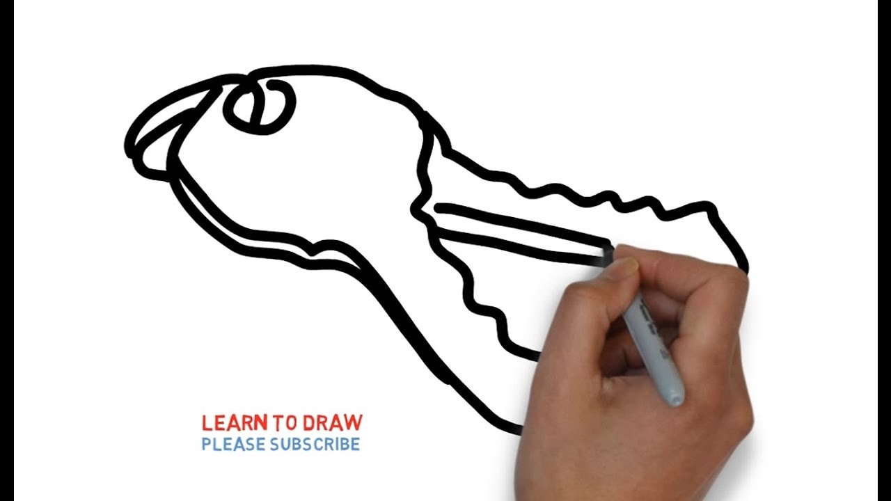 1280x720 Easy Step For Kids How To Draw The Key
