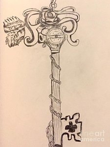 225x300 Skeleton Key Drawings Fine Art America
