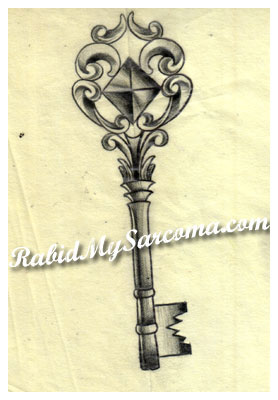 278x400 Key Tattoo Design By Jacksonmstattoo