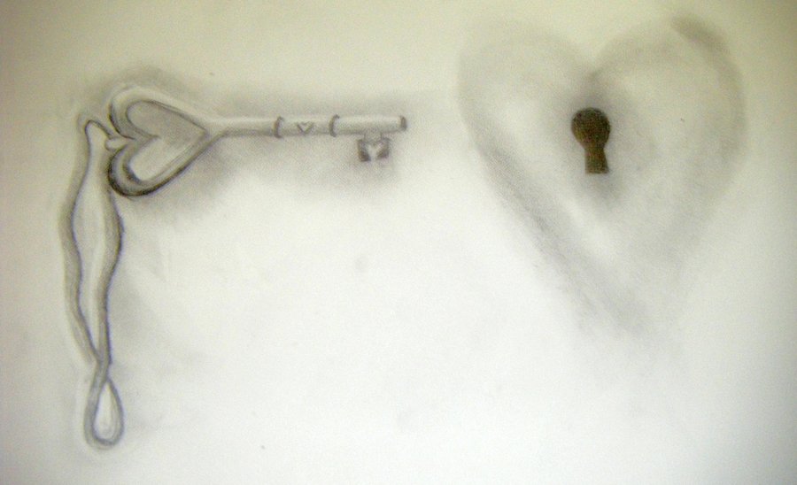 900x548 Key To My Heart By Abluebutterfly