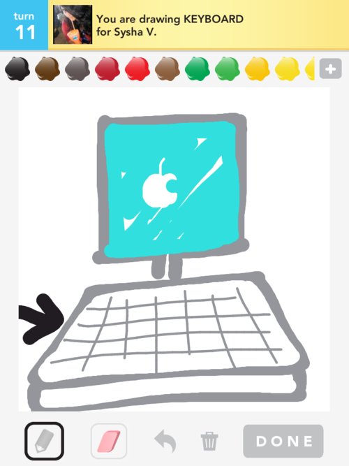 500x667 Keyboard Drawings