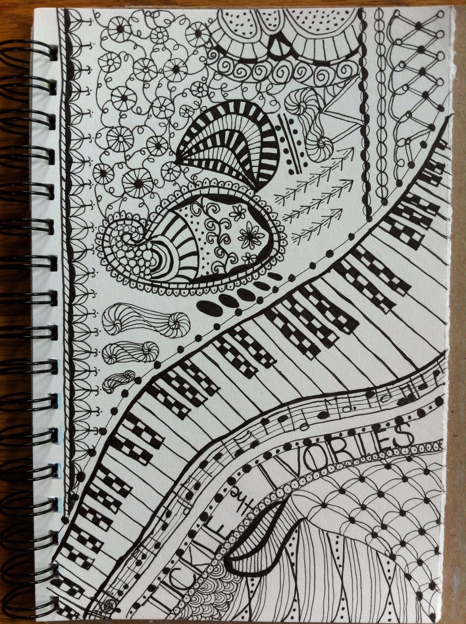 1536x2056 Piano Keyboard Doodles! Art Journals Amp Doodles