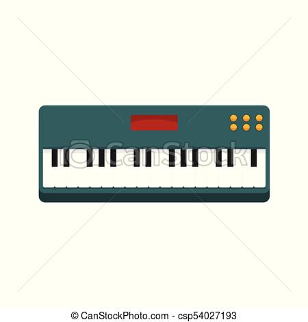 450x470 Simple Keyboard Piano Vector Illustration Graphic Design Eps