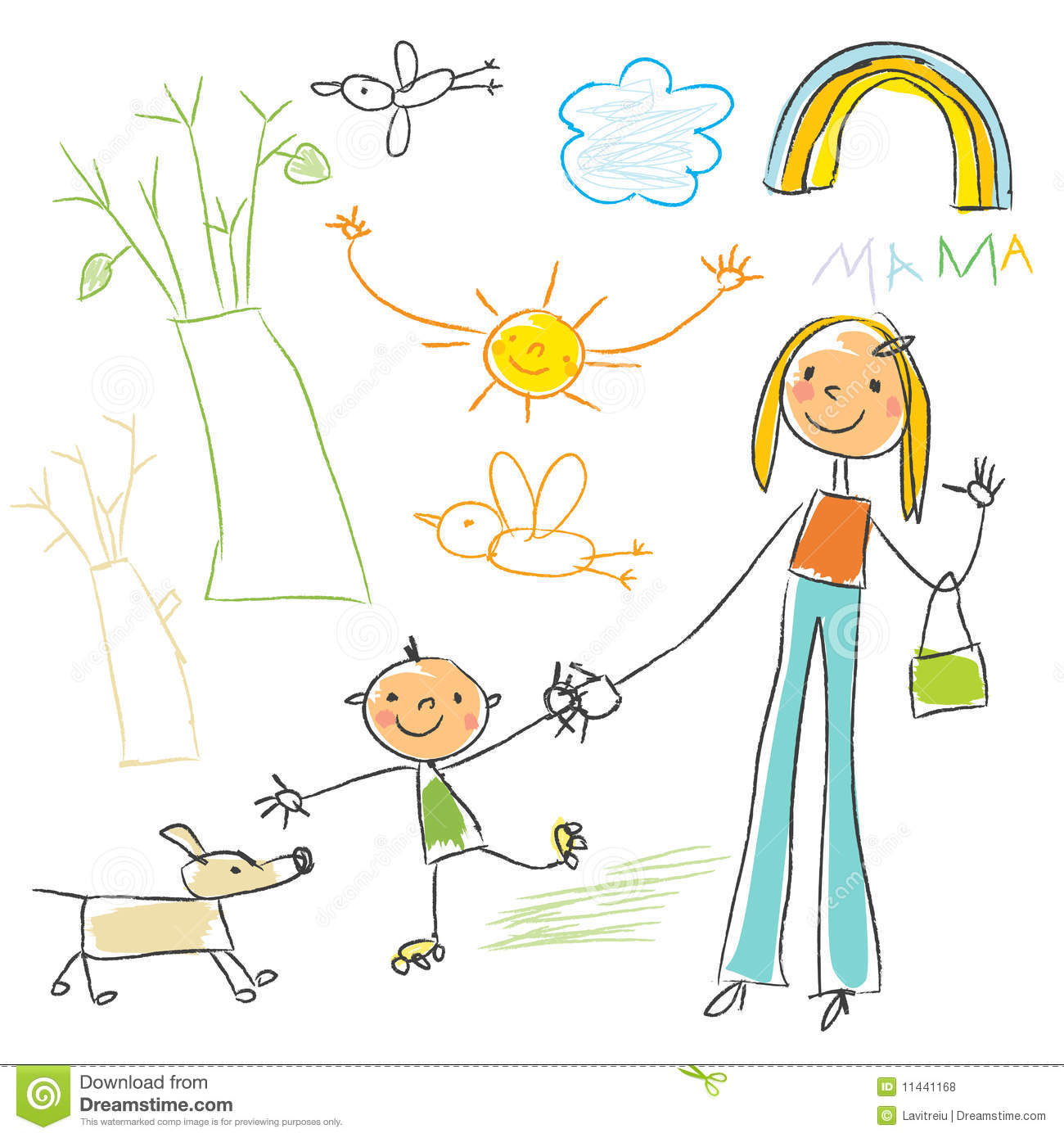 1300x1390 Picture Of Drawing For Kid Kid Drawing Royalty Free Stock Photos