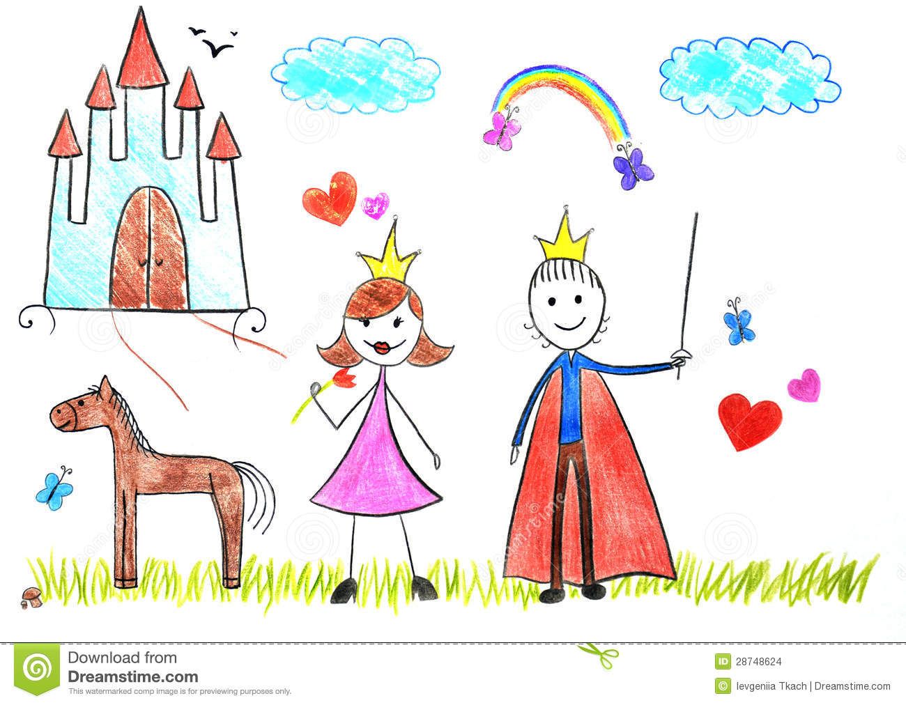 1300x1012 Simple Kids Drawings Princess