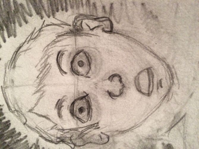 670x503 How To Draw A Surprised Face 11 Steps (With Pictures)