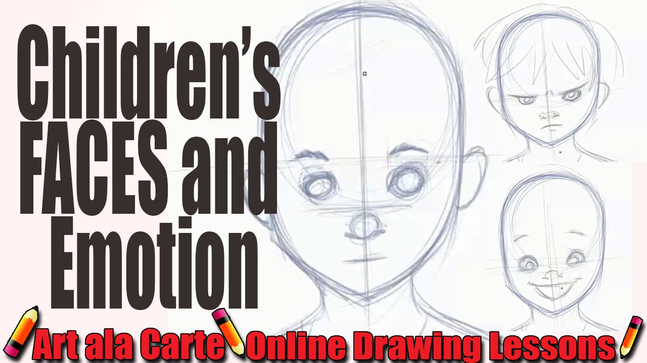 1280x720 How To Draw Children's Faces And Expressions