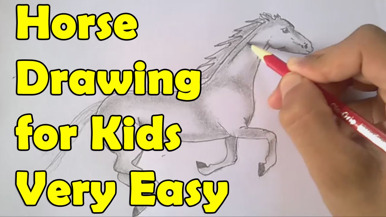 1280x720 How To Draw A Horse For Kids