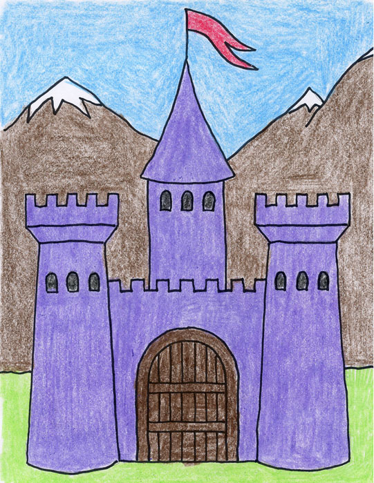 541x700 Draw A Midieval Castle