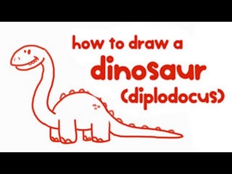 480x360 How To Draw A Dinosaur (Step By Step) Mocomi Kids