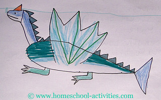 320x199 How To Draw A Dragon Art Projects For Kids