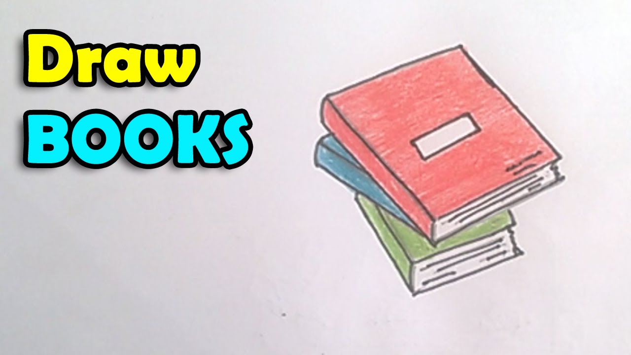1280x720 How To Draw A Book Step By Step For Kids Techers Day Card Idea