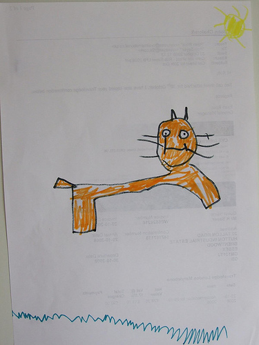 375x500 Drawings Of Cats By Kids