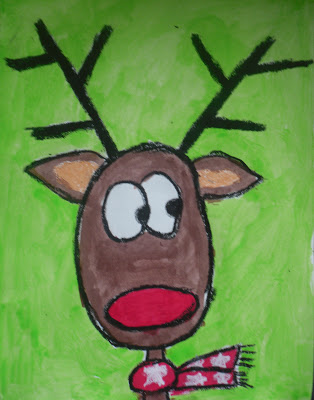 314x400 Artventurous Reindeer Portraits Step By Step Directions