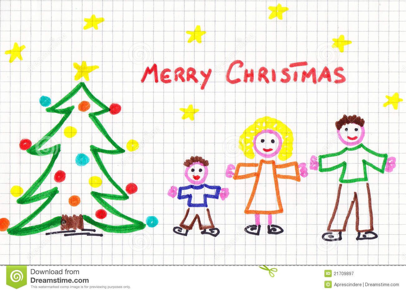 1300x939 Christmas Child Draw Kids Drawings Children