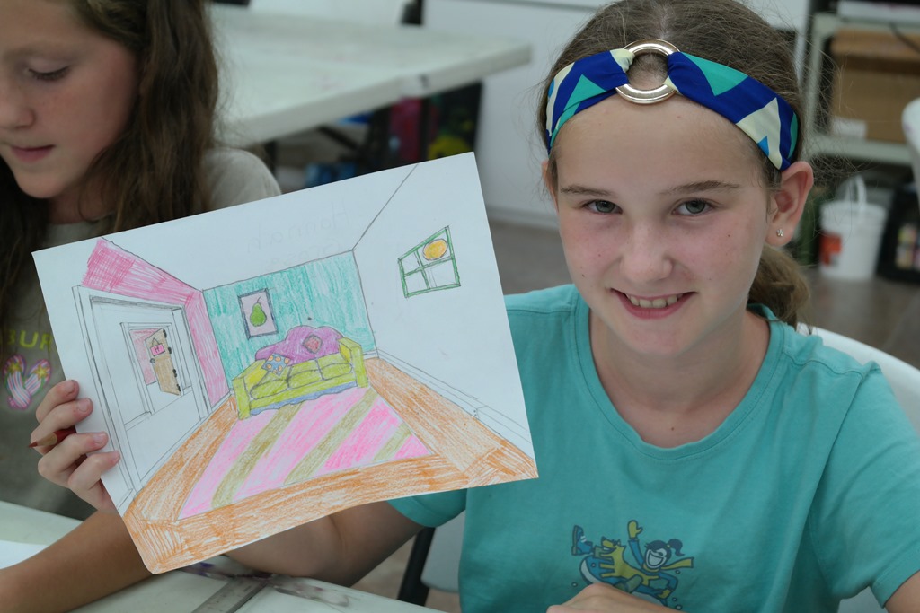 1024x683 Fun Perspective Drawing With Kids Pat's Blog