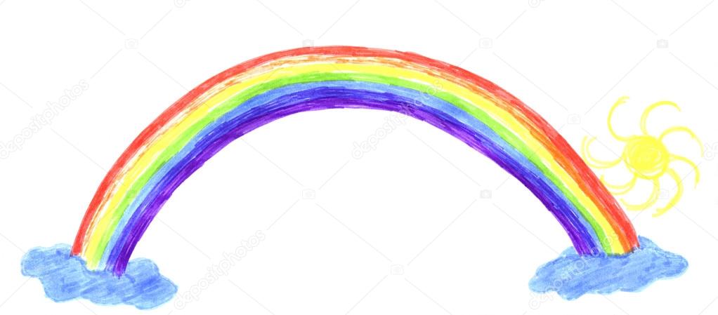 Kids Drawing Rainbow at GetDrawings | Free download