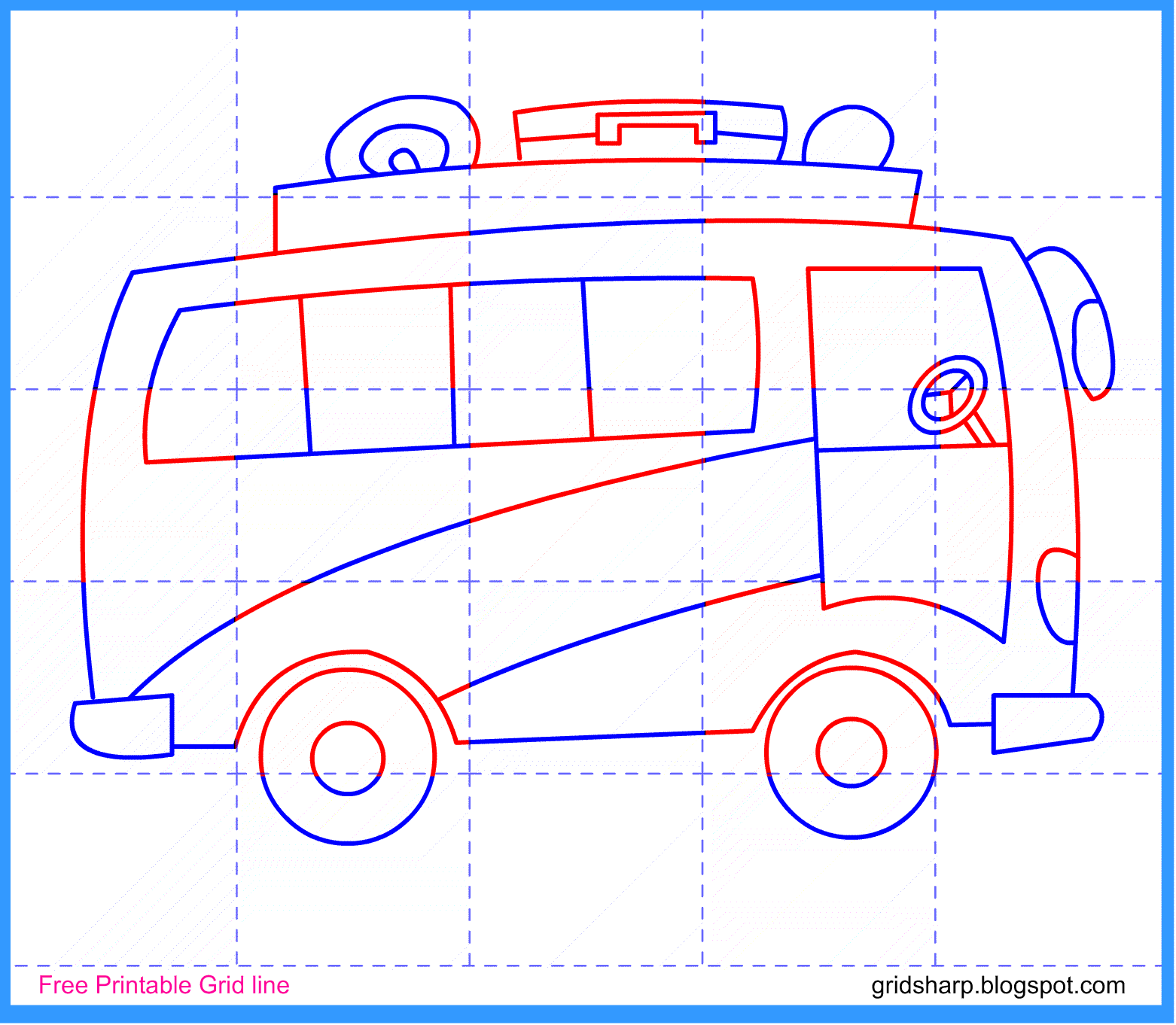 1562x1362 Free Grid Line Printable Bus Grid Line Drawing